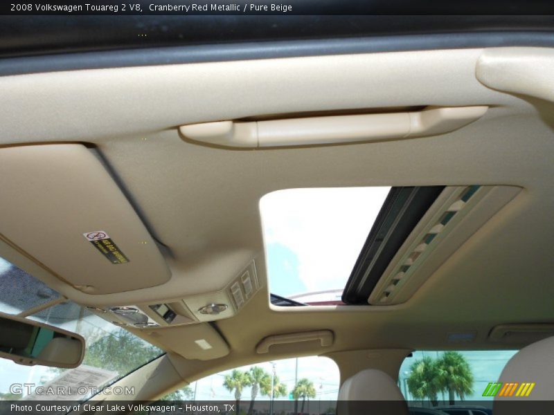 Cranberry Red Metallic / Pure Beige 2008 Volkswagen Touareg 2 V8