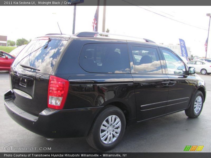 Midnight Black / Gray 2011 Kia Sedona LX