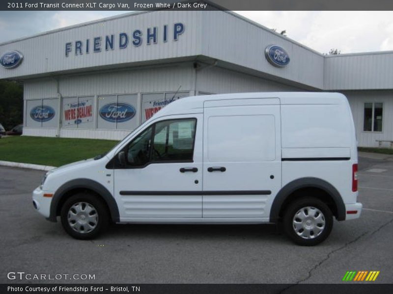 Frozen White / Dark Grey 2011 Ford Transit Connect XLT Cargo Van