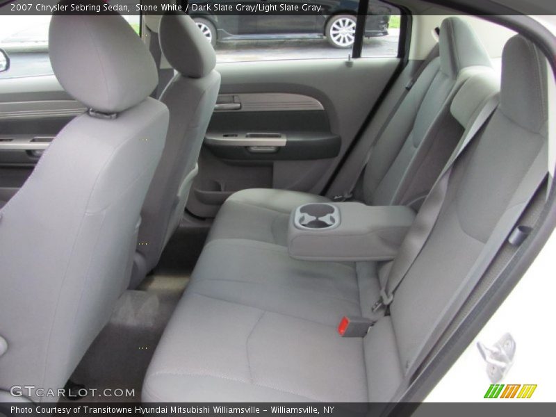 Stone White / Dark Slate Gray/Light Slate Gray 2007 Chrysler Sebring Sedan