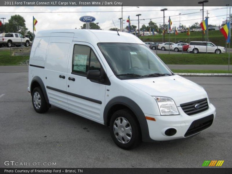Frozen White / Dark Grey 2011 Ford Transit Connect XLT Cargo Van