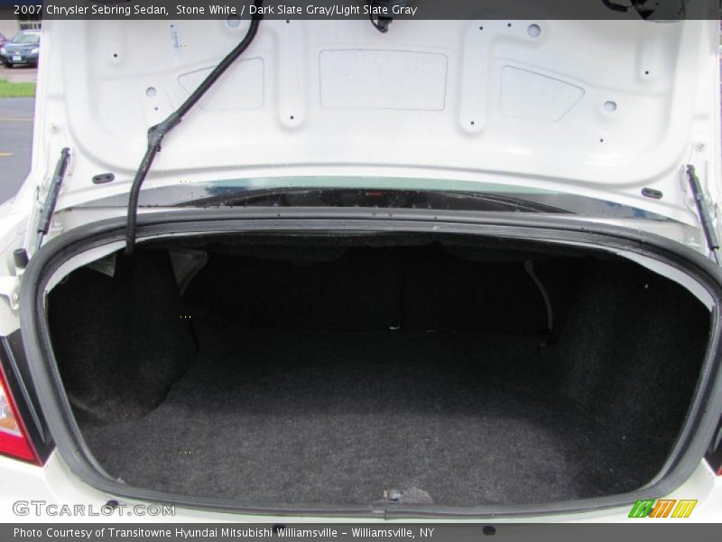 Stone White / Dark Slate Gray/Light Slate Gray 2007 Chrysler Sebring Sedan