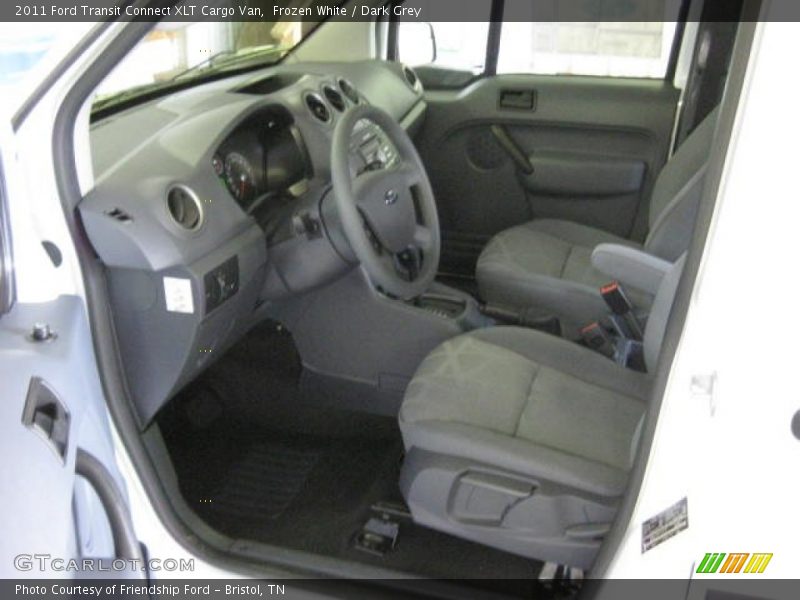 2011 Transit Connect XLT Cargo Van Dark Grey Interior