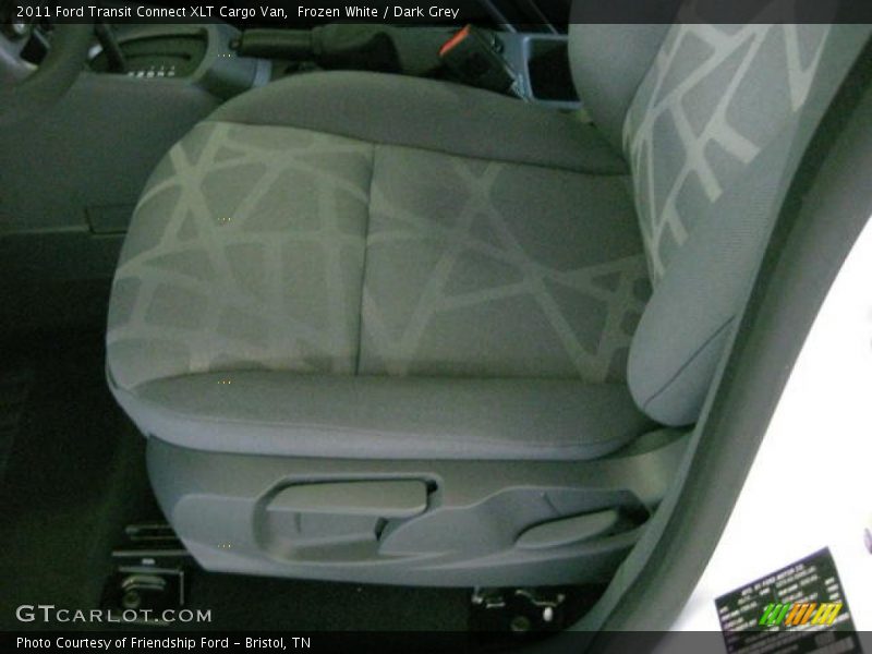  2011 Transit Connect XLT Cargo Van Dark Grey Interior