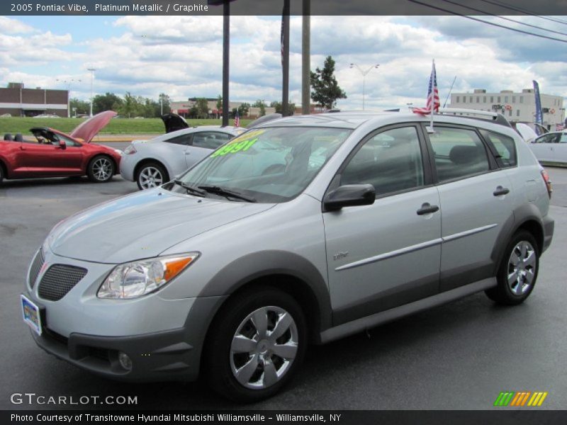 Platinum Metallic / Graphite 2005 Pontiac Vibe