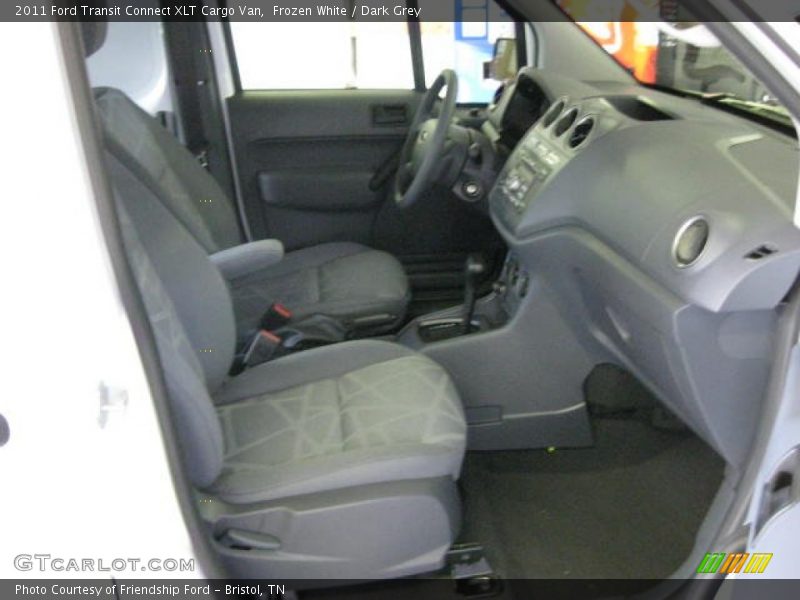 2011 Transit Connect XLT Cargo Van Dark Grey Interior