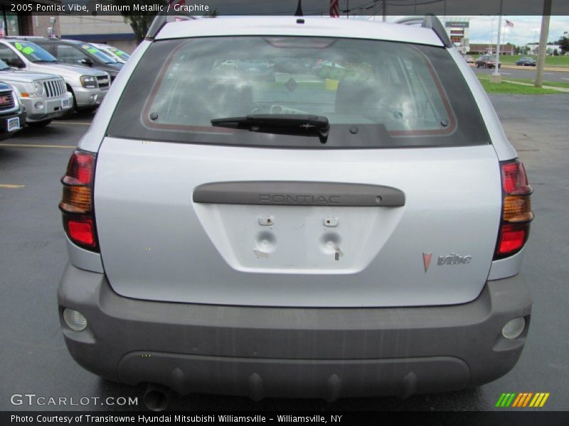 Platinum Metallic / Graphite 2005 Pontiac Vibe