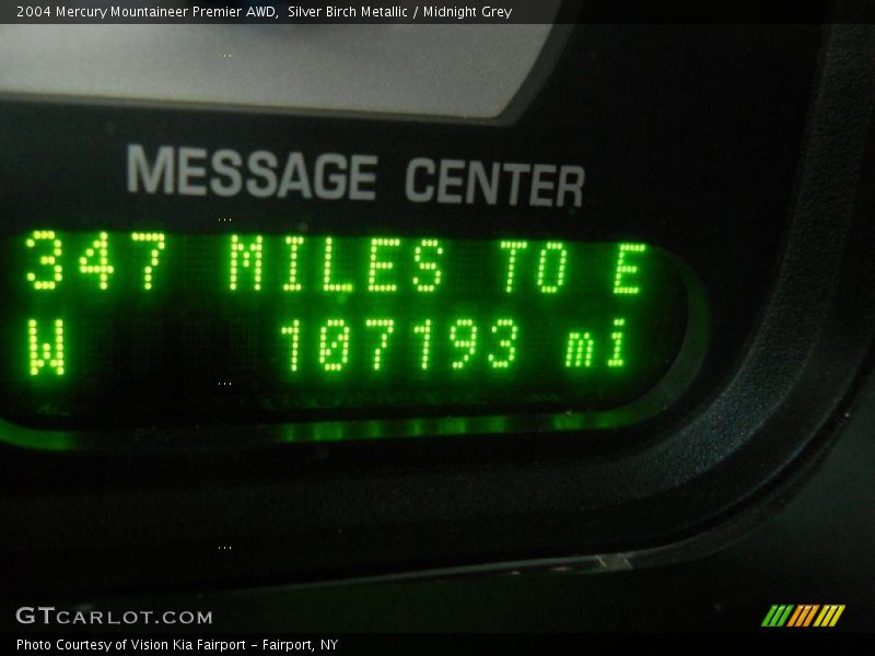 Silver Birch Metallic / Midnight Grey 2004 Mercury Mountaineer Premier AWD