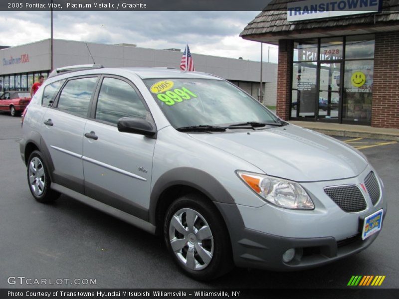 Platinum Metallic / Graphite 2005 Pontiac Vibe