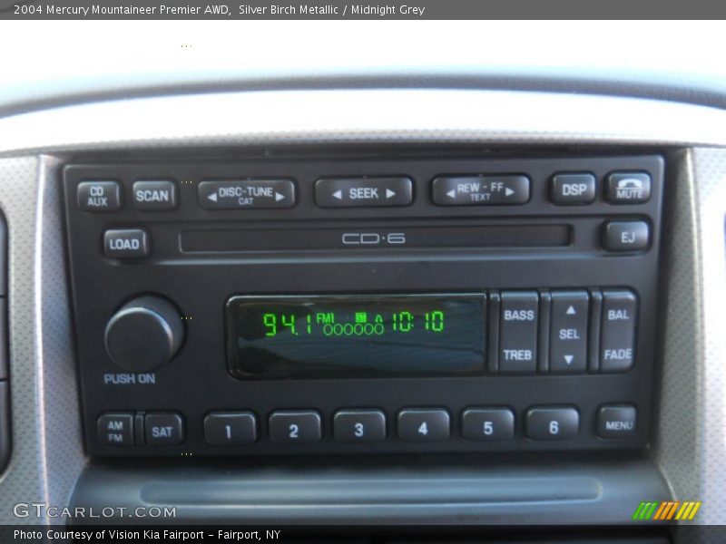 Silver Birch Metallic / Midnight Grey 2004 Mercury Mountaineer Premier AWD