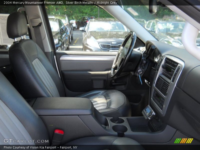 Silver Birch Metallic / Midnight Grey 2004 Mercury Mountaineer Premier AWD