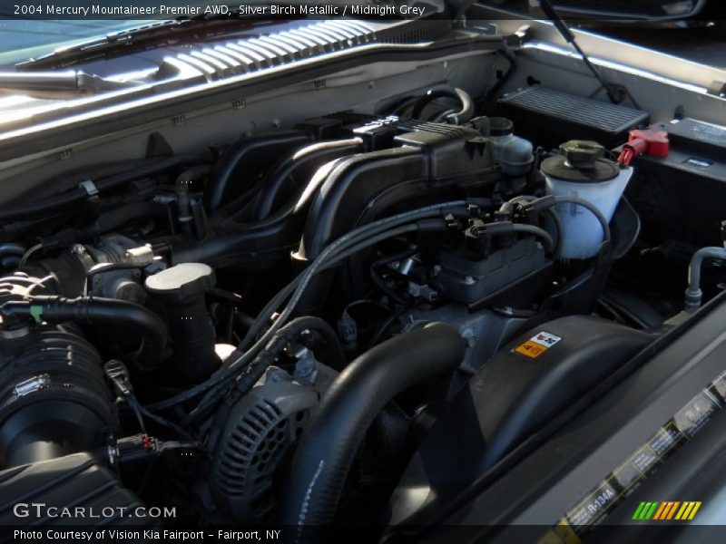 Silver Birch Metallic / Midnight Grey 2004 Mercury Mountaineer Premier AWD