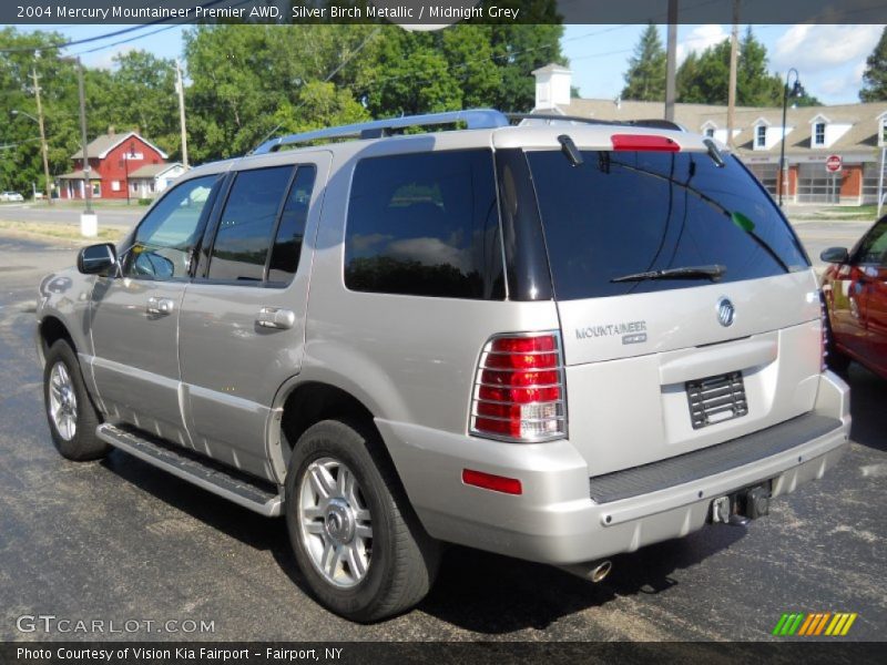 Silver Birch Metallic / Midnight Grey 2004 Mercury Mountaineer Premier AWD