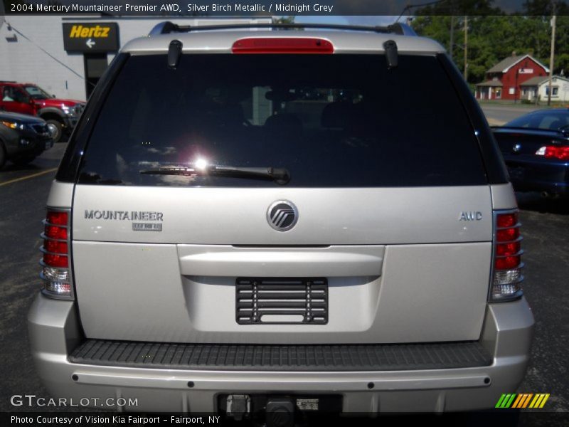 Silver Birch Metallic / Midnight Grey 2004 Mercury Mountaineer Premier AWD