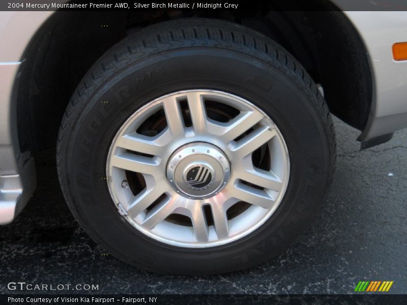 Silver Birch Metallic / Midnight Grey 2004 Mercury Mountaineer Premier AWD