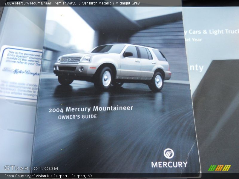 Silver Birch Metallic / Midnight Grey 2004 Mercury Mountaineer Premier AWD