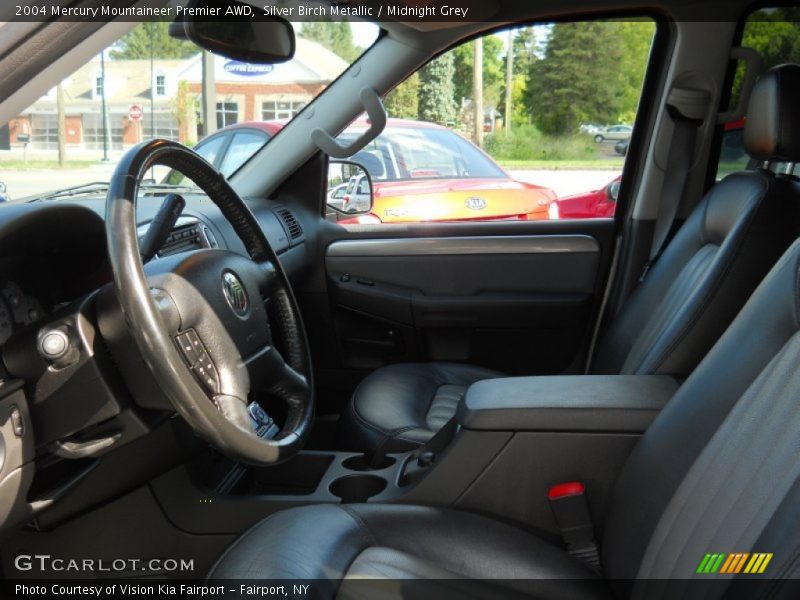 Silver Birch Metallic / Midnight Grey 2004 Mercury Mountaineer Premier AWD