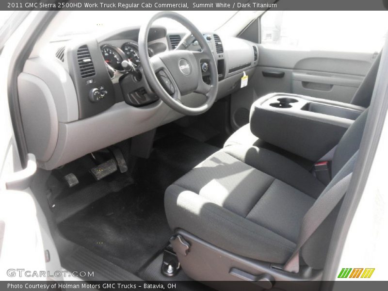 Summit White / Dark Titanium 2011 GMC Sierra 2500HD Work Truck Regular Cab Commercial