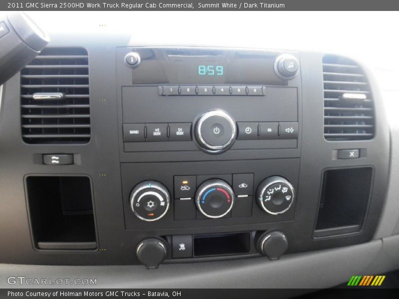 Summit White / Dark Titanium 2011 GMC Sierra 2500HD Work Truck Regular Cab Commercial