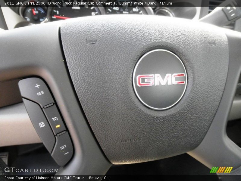 Summit White / Dark Titanium 2011 GMC Sierra 2500HD Work Truck Regular Cab Commercial