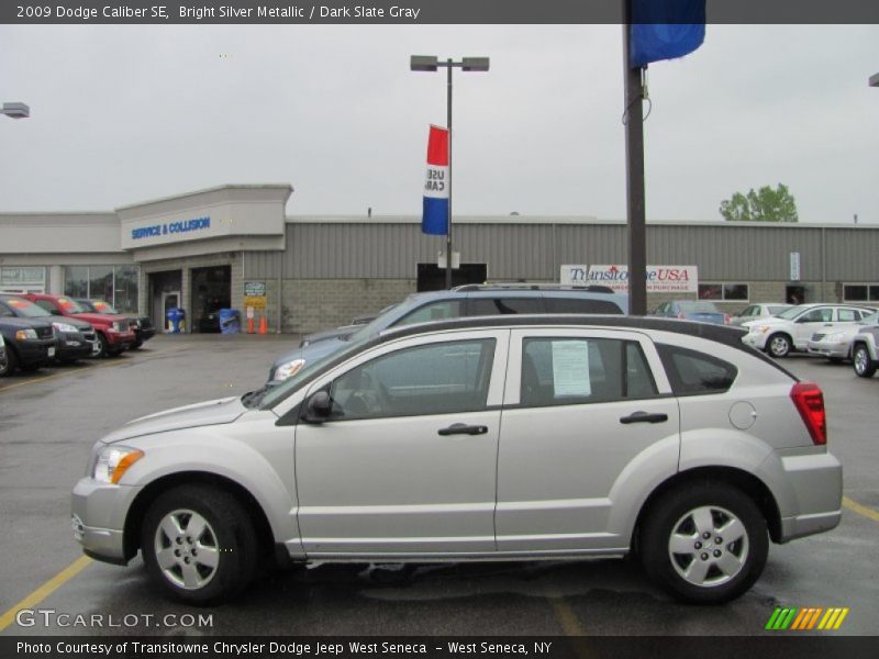 Bright Silver Metallic / Dark Slate Gray 2009 Dodge Caliber SE