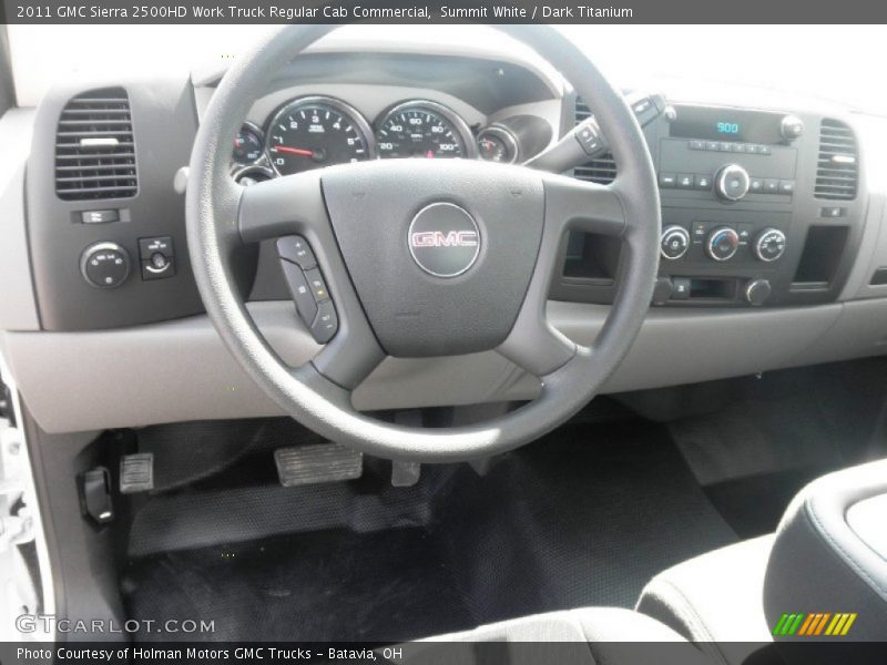 Summit White / Dark Titanium 2011 GMC Sierra 2500HD Work Truck Regular Cab Commercial