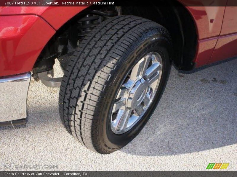 Redfire Metallic / Medium Flint 2007 Ford F150 XLT SuperCab