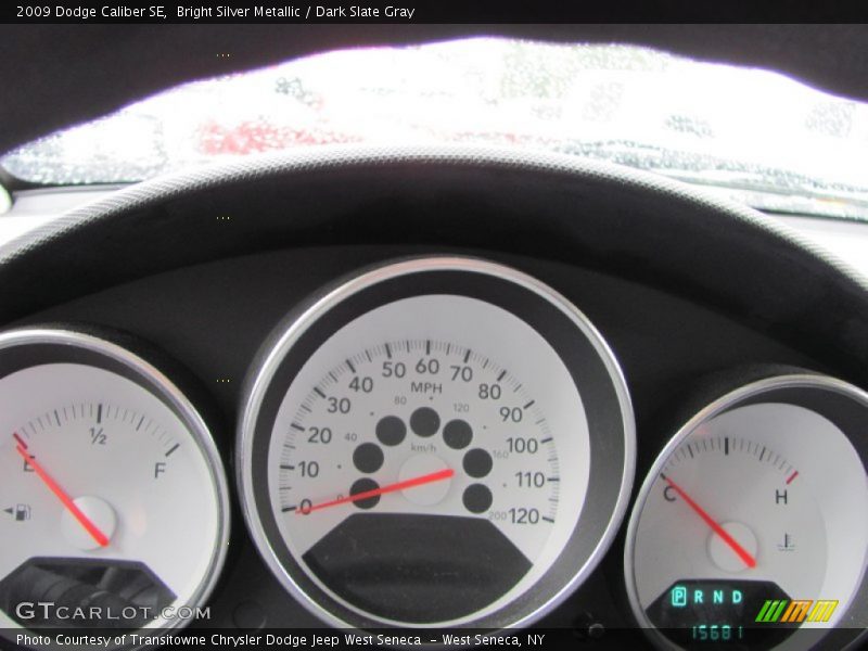 Bright Silver Metallic / Dark Slate Gray 2009 Dodge Caliber SE