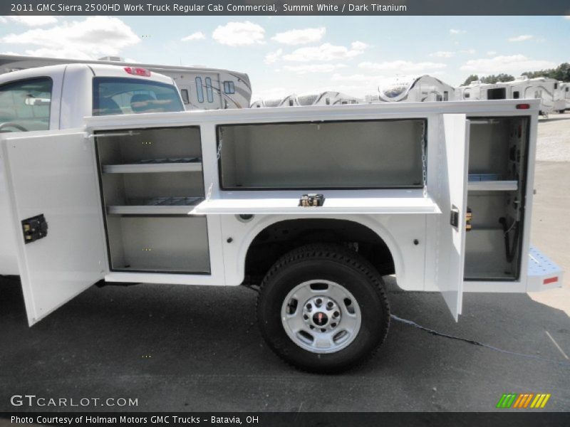 Summit White / Dark Titanium 2011 GMC Sierra 2500HD Work Truck Regular Cab Commercial