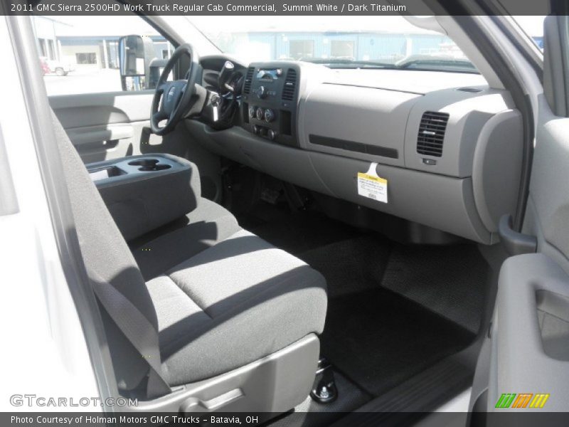 Summit White / Dark Titanium 2011 GMC Sierra 2500HD Work Truck Regular Cab Commercial