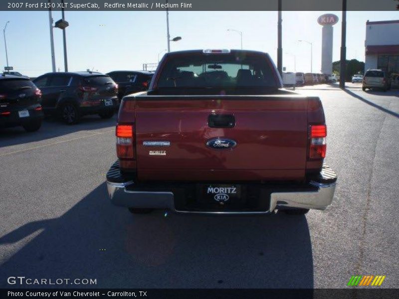 Redfire Metallic / Medium Flint 2007 Ford F150 XLT SuperCab