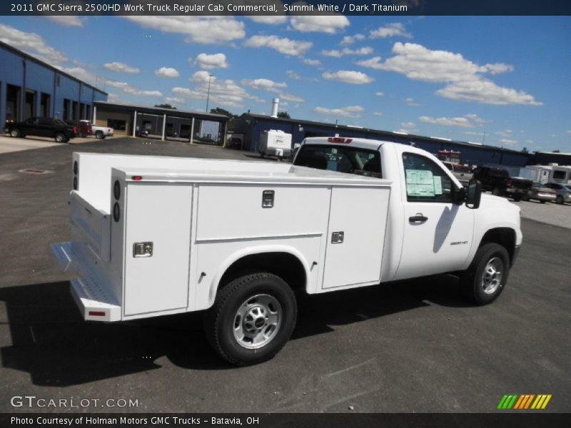 Summit White / Dark Titanium 2011 GMC Sierra 2500HD Work Truck Regular Cab Commercial
