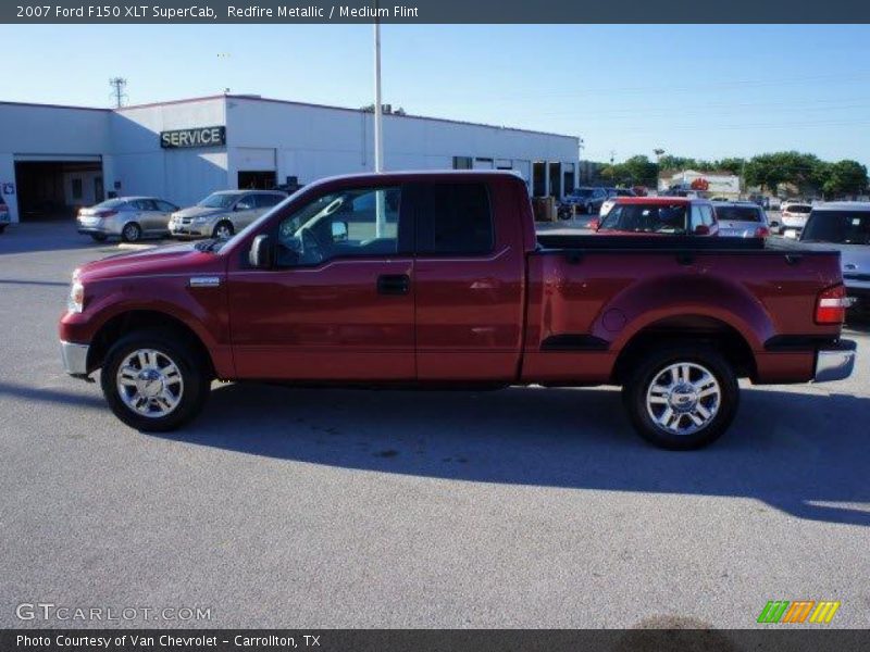Redfire Metallic / Medium Flint 2007 Ford F150 XLT SuperCab