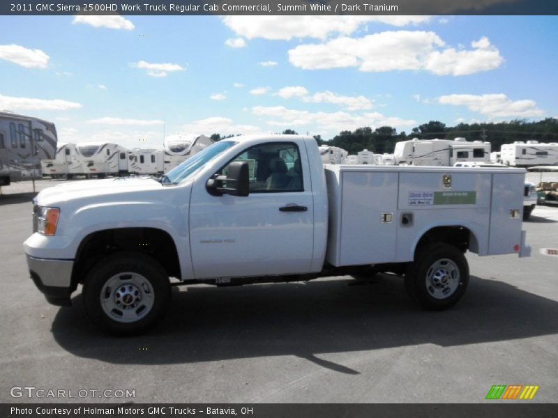 Summit White / Dark Titanium 2011 GMC Sierra 2500HD Work Truck Regular Cab Commercial