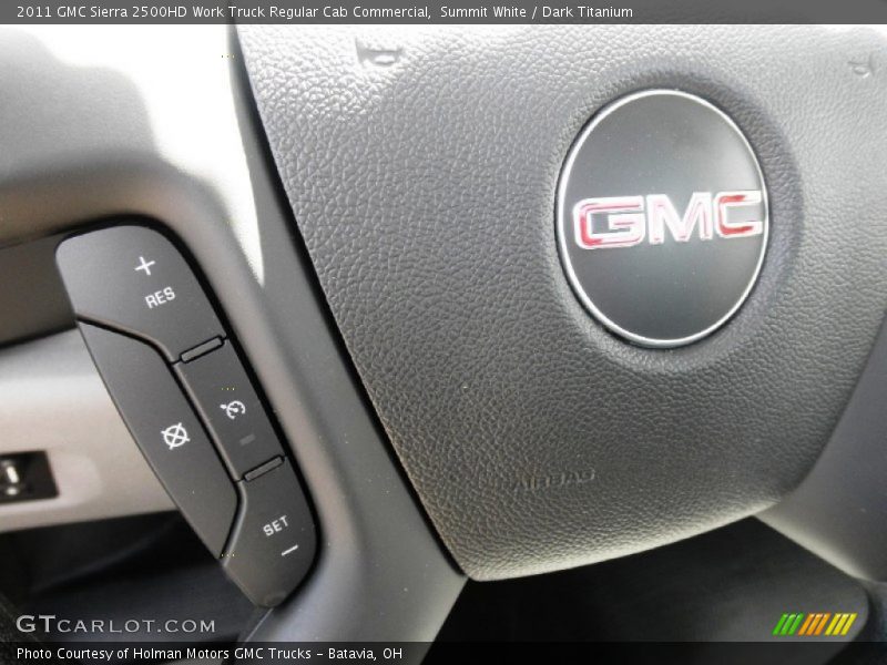 Summit White / Dark Titanium 2011 GMC Sierra 2500HD Work Truck Regular Cab Commercial