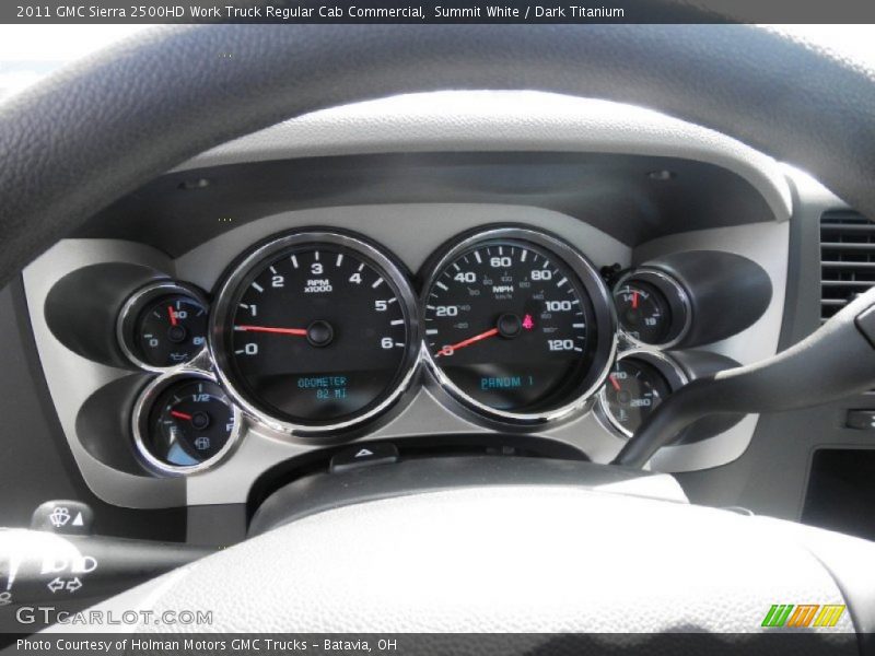 Summit White / Dark Titanium 2011 GMC Sierra 2500HD Work Truck Regular Cab Commercial