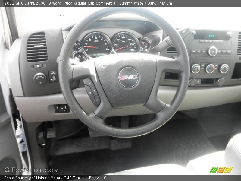 Summit White / Dark Titanium 2011 GMC Sierra 2500HD Work Truck Regular Cab Commercial