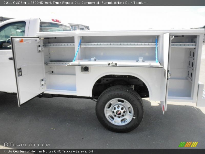 Summit White / Dark Titanium 2011 GMC Sierra 2500HD Work Truck Regular Cab Commercial