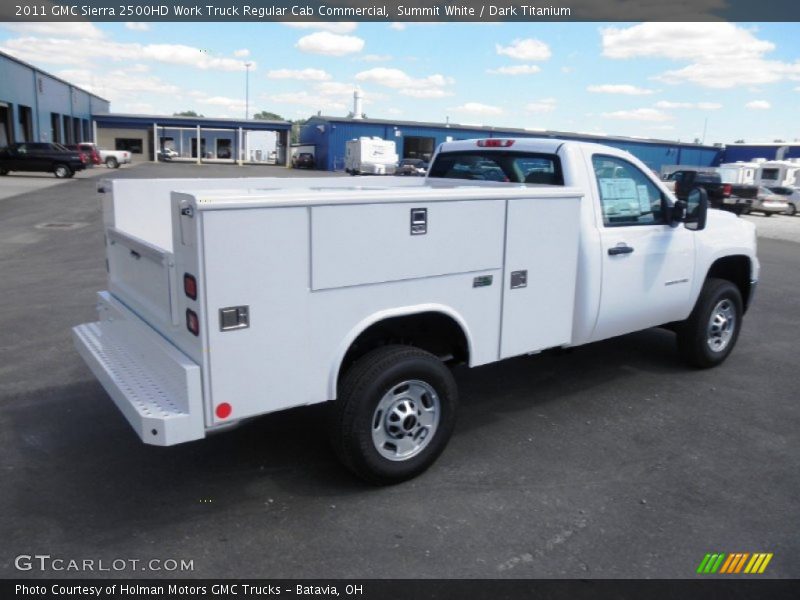 Summit White / Dark Titanium 2011 GMC Sierra 2500HD Work Truck Regular Cab Commercial