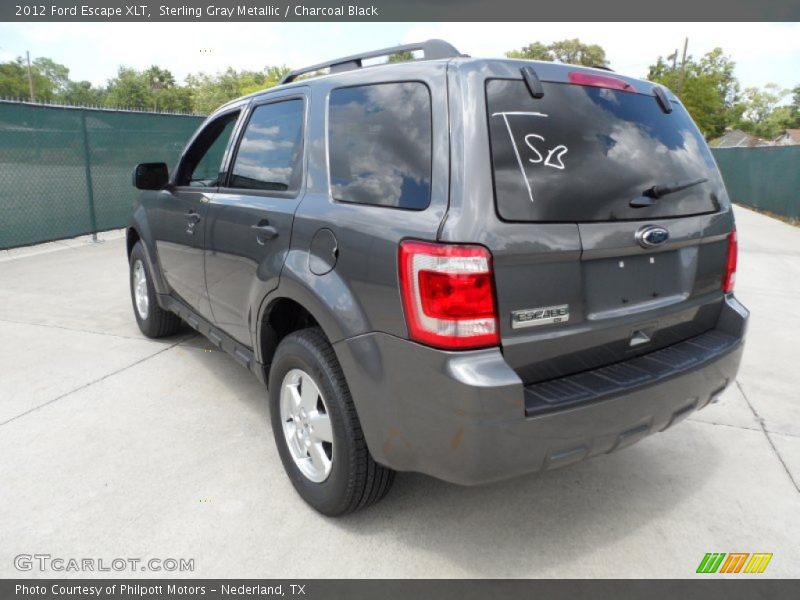 Sterling Gray Metallic / Charcoal Black 2012 Ford Escape XLT