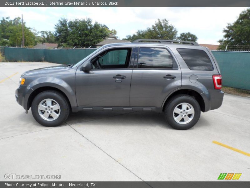 Sterling Gray Metallic / Charcoal Black 2012 Ford Escape XLT