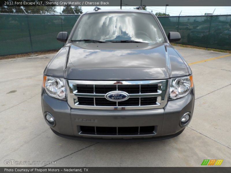 Sterling Gray Metallic / Charcoal Black 2012 Ford Escape XLT