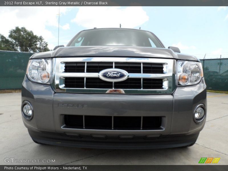 Sterling Gray Metallic / Charcoal Black 2012 Ford Escape XLT
