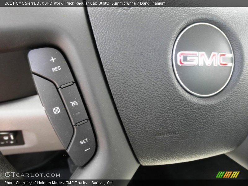 Summit White / Dark Titanium 2011 GMC Sierra 3500HD Work Truck Regular Cab Utility