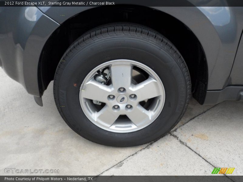 Sterling Gray Metallic / Charcoal Black 2012 Ford Escape XLT