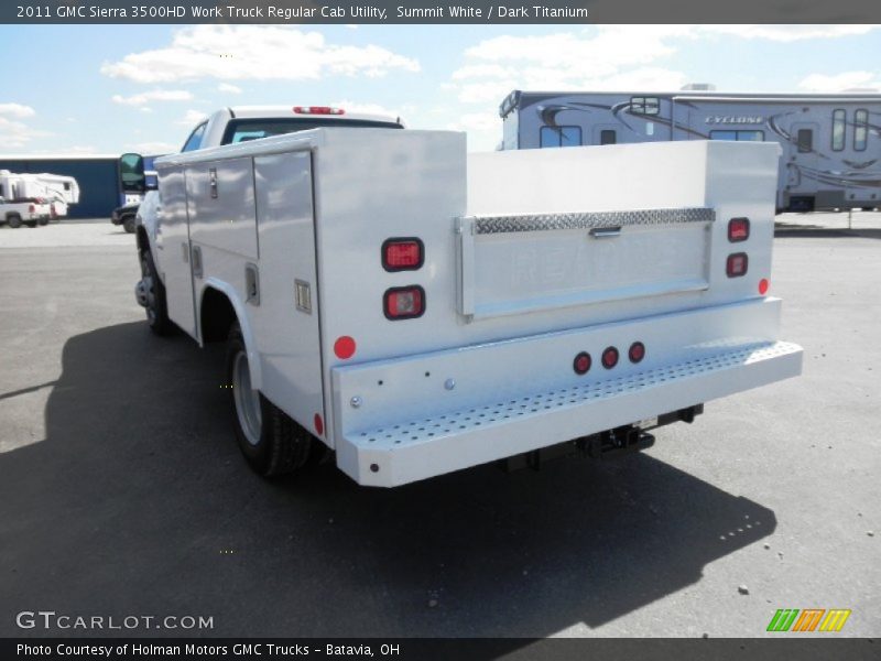 Summit White / Dark Titanium 2011 GMC Sierra 3500HD Work Truck Regular Cab Utility