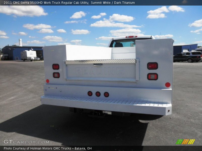 Summit White / Dark Titanium 2011 GMC Sierra 3500HD Work Truck Regular Cab Utility