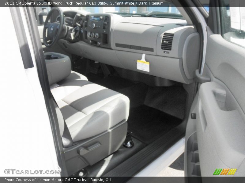 Summit White / Dark Titanium 2011 GMC Sierra 3500HD Work Truck Regular Cab Utility