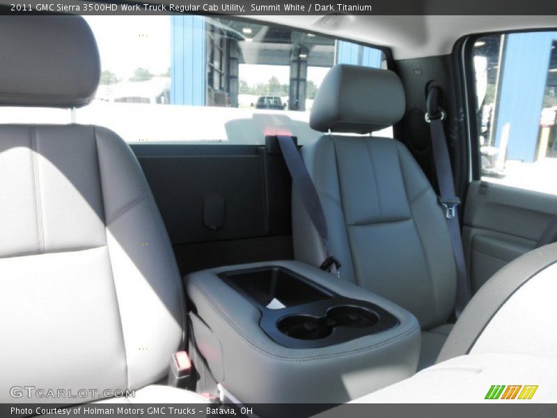 Summit White / Dark Titanium 2011 GMC Sierra 3500HD Work Truck Regular Cab Utility