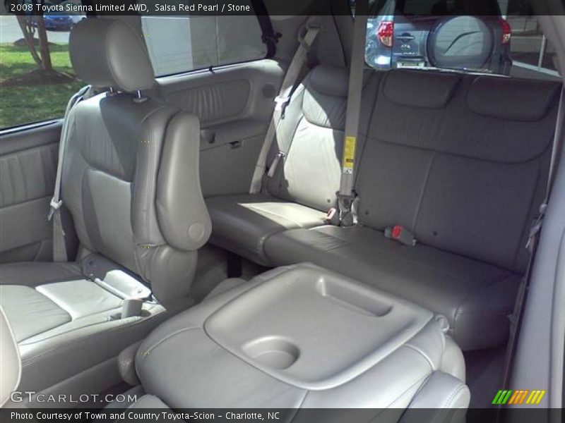Salsa Red Pearl / Stone 2008 Toyota Sienna Limited AWD